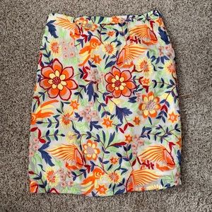 Anthropologie Baraschi embroidered skirt